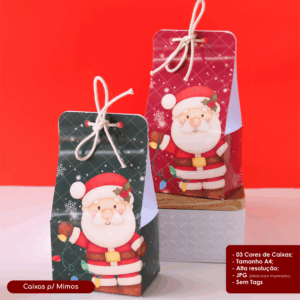 Caixas para Mimos de Natal