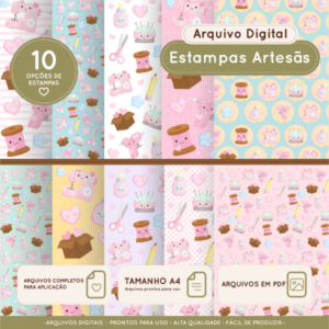 Kit Digital Estampas Artesãs